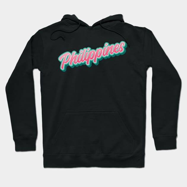 Philippines.Travel destination. Perfect present for mom mother dad father friend him or her Hoodie by SerenityByAlex